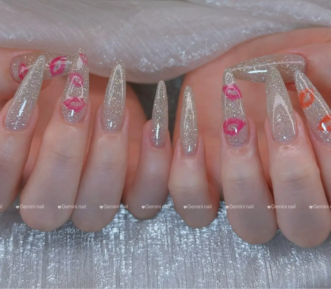 ネイル ネイルチップ Gemini nail.Yukiのネイルデザイン