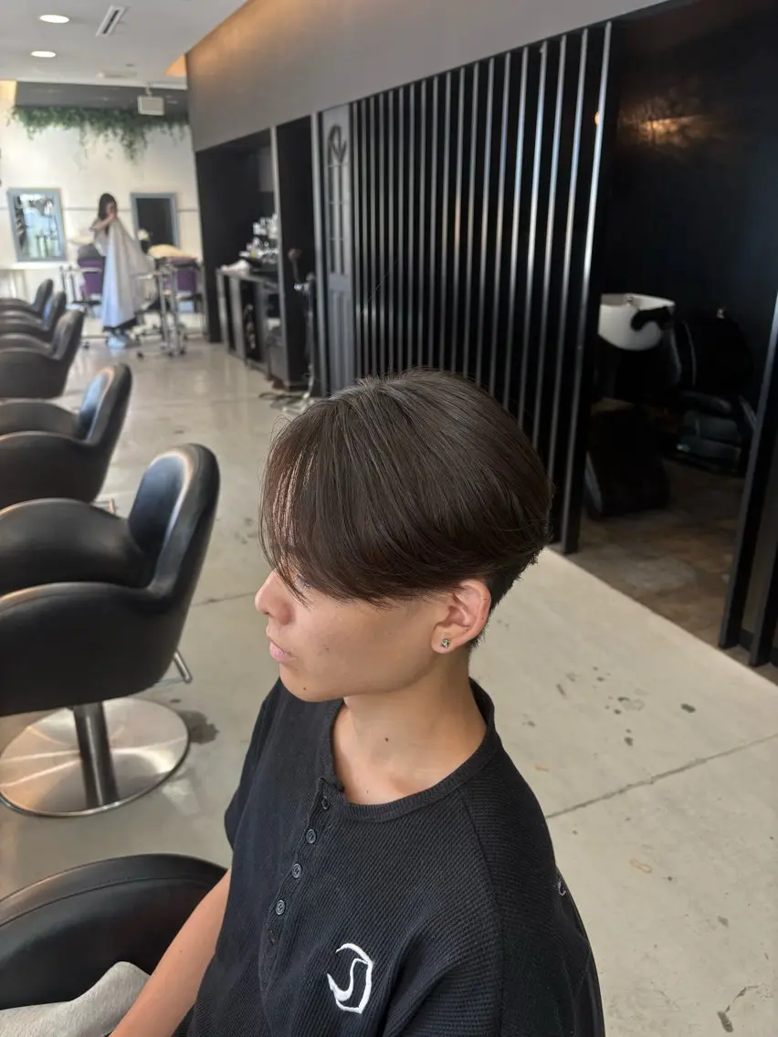 パーマ メンズ カット パーマ 井上 慈温のヘアスタイル
