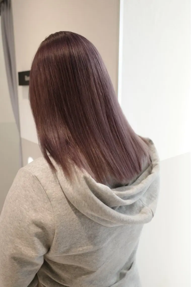ミディアム カラー カット ヘアカラー ボブ/マンツーマン ミヒラケイタのヘアスタイル