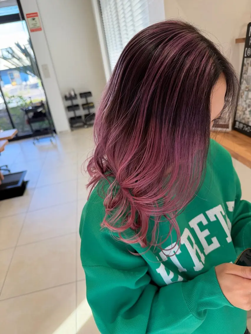 セミロング カラー ヘアアレンジ バレイヤージュ ブリーチ 学生 レイヤーカット 🇺🇸海外ヘア 🇰🇷MASANOのヘアスタイル