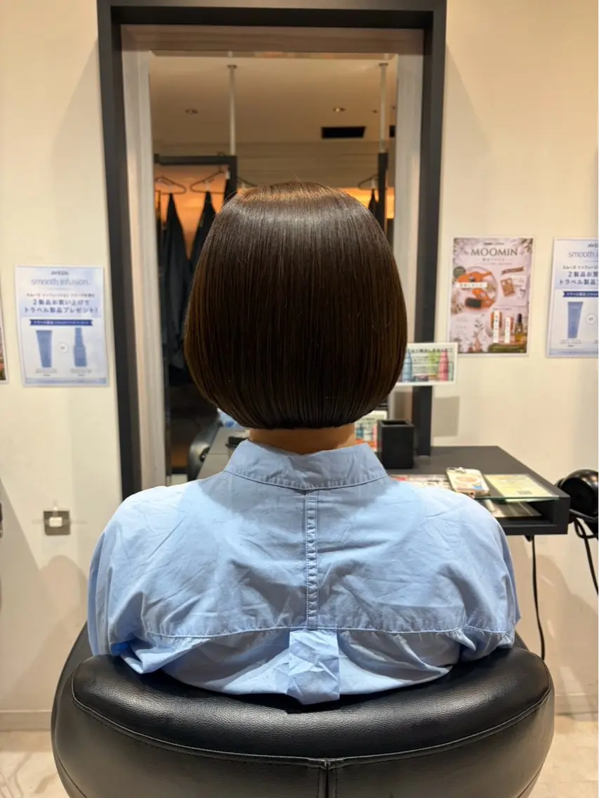 レディースカット ショート•ボブの方⭐︎(シャンプー&ブロー込み)3センチ以上カットさせていただける方。の写真