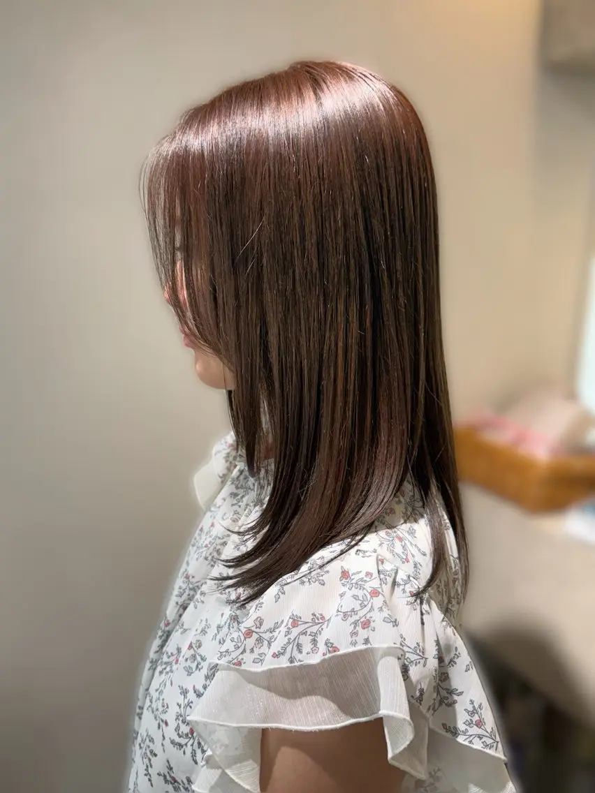ミディアム カラー ヘアカラー 暖色/透明感カラー 🌷荘司まゆり🌷のヘアスタイル