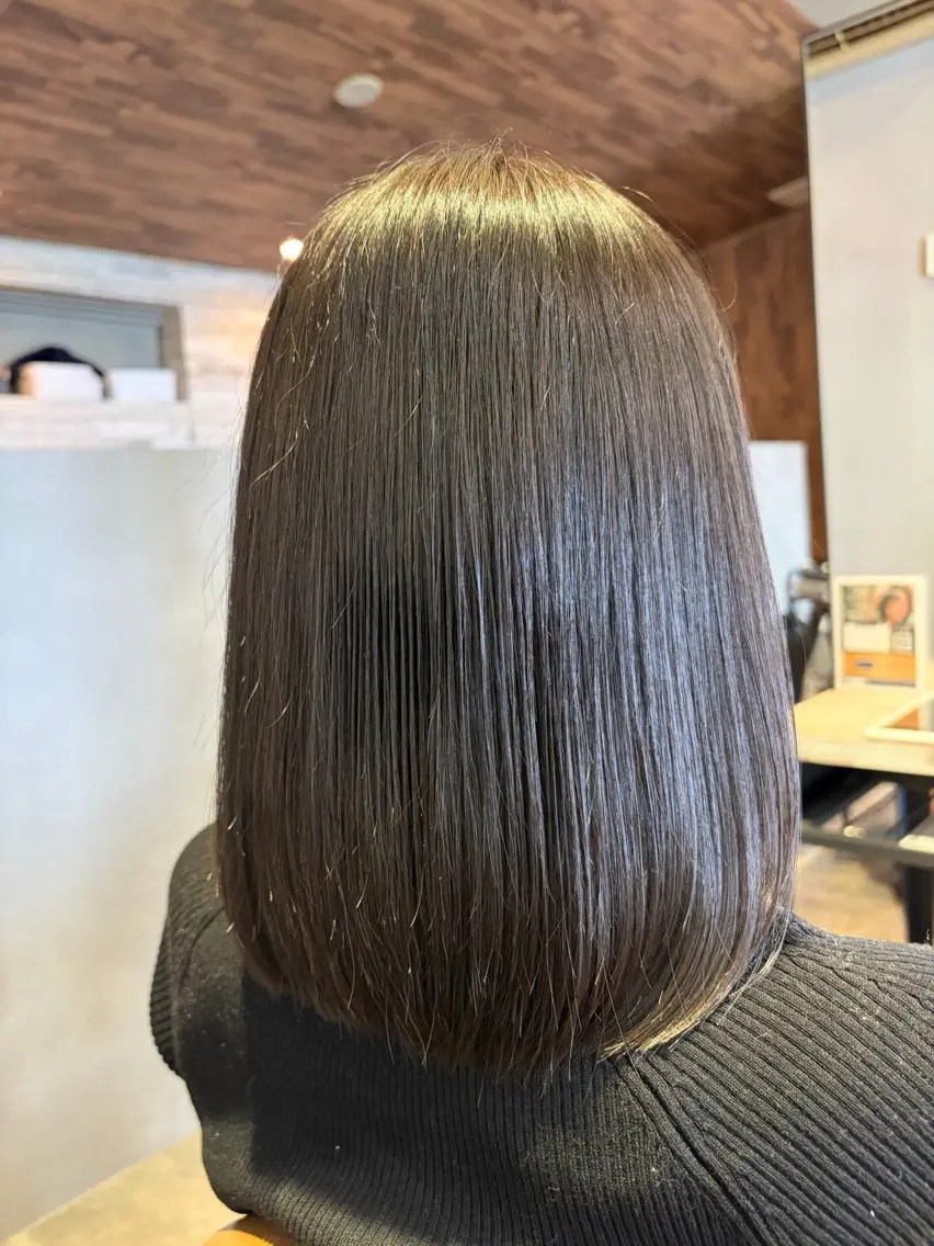 ミディアム カット カットモデル RURUのヘアスタイル