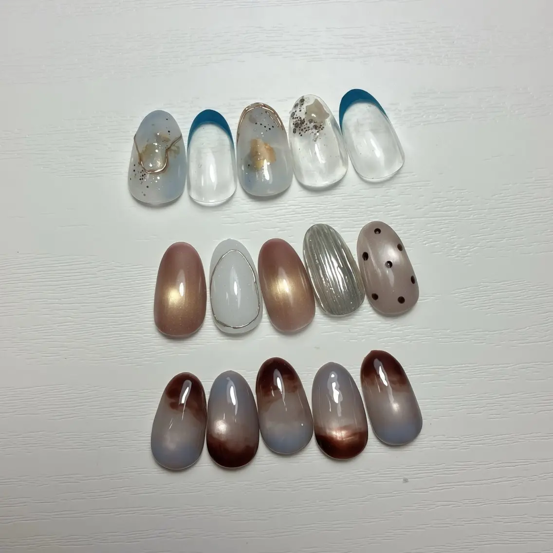 ネイル フットネイル 氷ネイル・うるうるネイル マグネットネイル ニュアンスネイル シンプルネイル ハンドネイル nail salon anoneのネイルデザイン