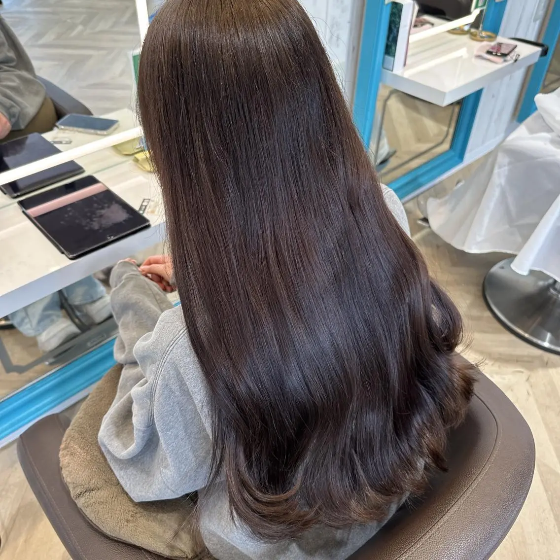 ロング カラー カット ヘアカラー レイヤー　髪質改善 ｆｉｔｉ横須賀中央のヘアスタイル