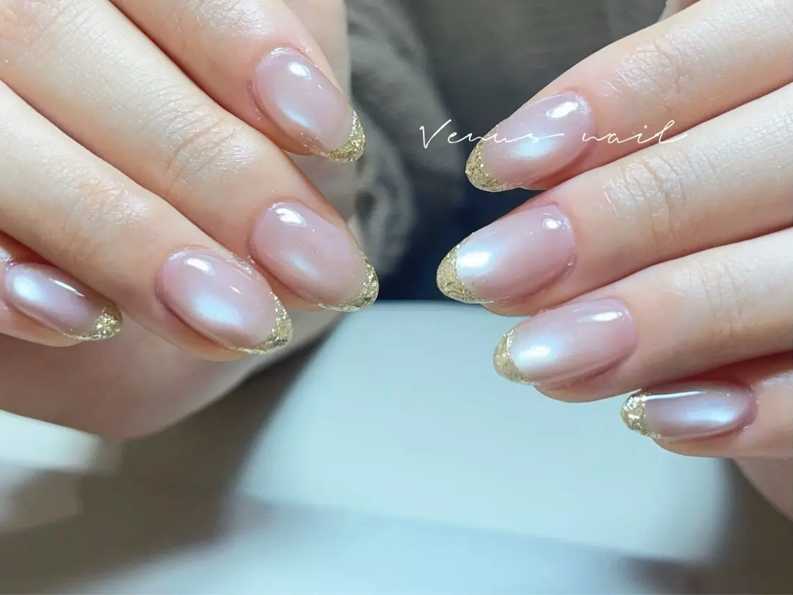 ネイル ハンドネイル Venus nail チップ長さだし専門店のネイルデザイン
