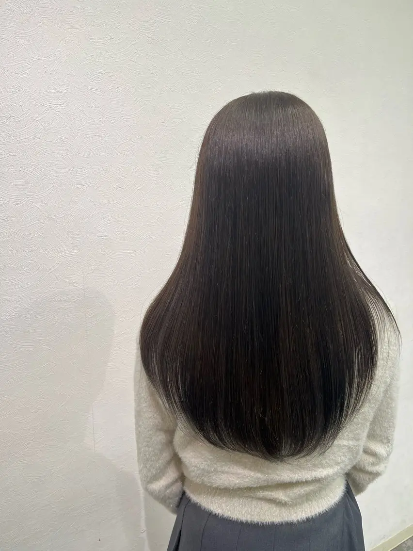ロング カラー ラベンダーカラー 五十嵐 さくらのヘアスタイル