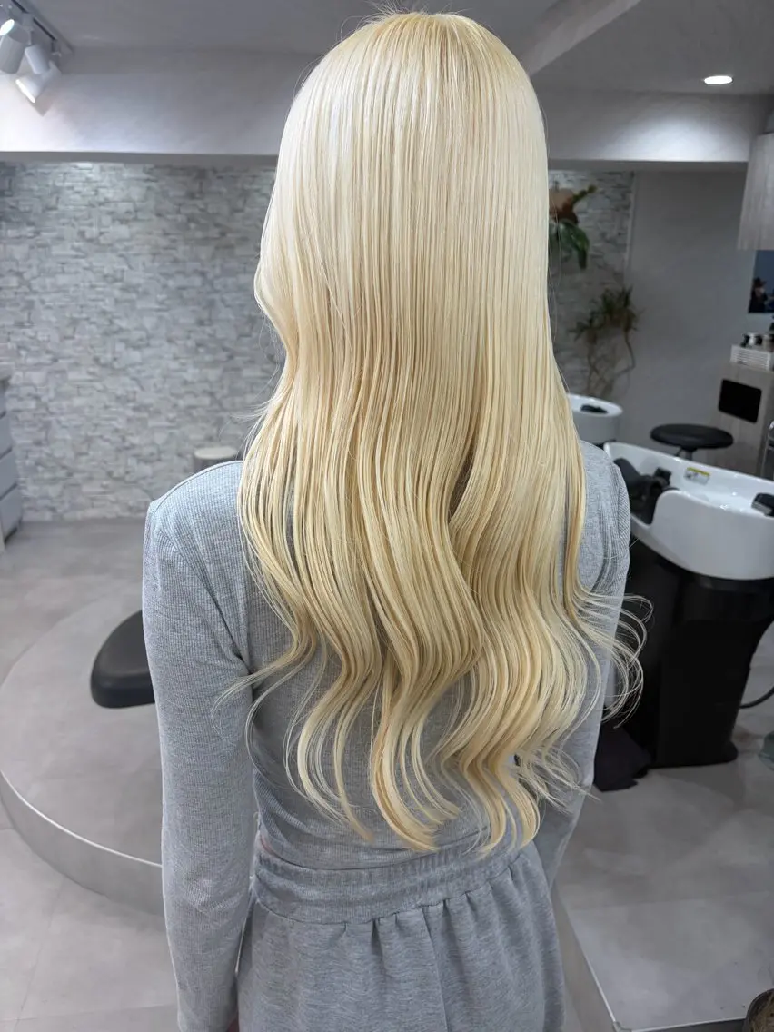 ロング カラー カット ヘアカラー 髪質改善will hairdesignのヘアスタイル