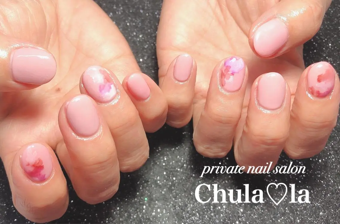 ネイル ニュアンスネイル Chula♡la 豊見城市高安のネイルデザイン
