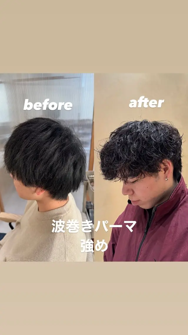 パーマ メンズ カット パーマ トリートメント メンズ指名No. 1 /パーマ/大須賀のヘアスタイル