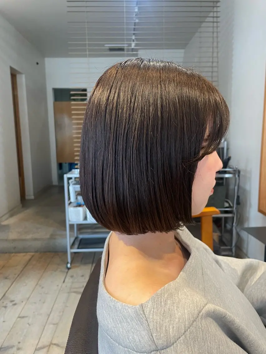 ミディアム ヘアカラー トリートメント 後藤 千里のヘアスタイル