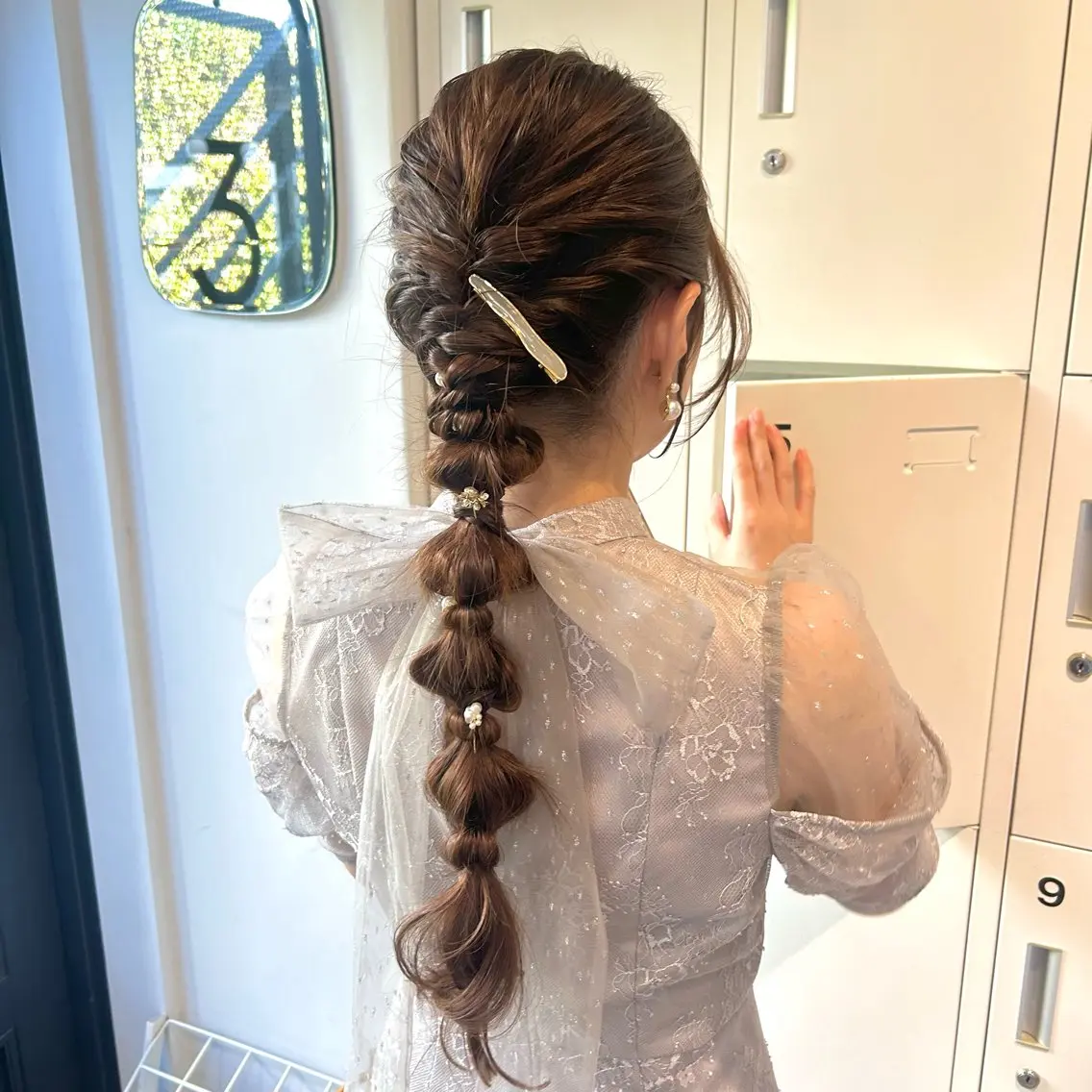 ヘアアレンジ ヘアセット 安福 椎南のヘアスタイル