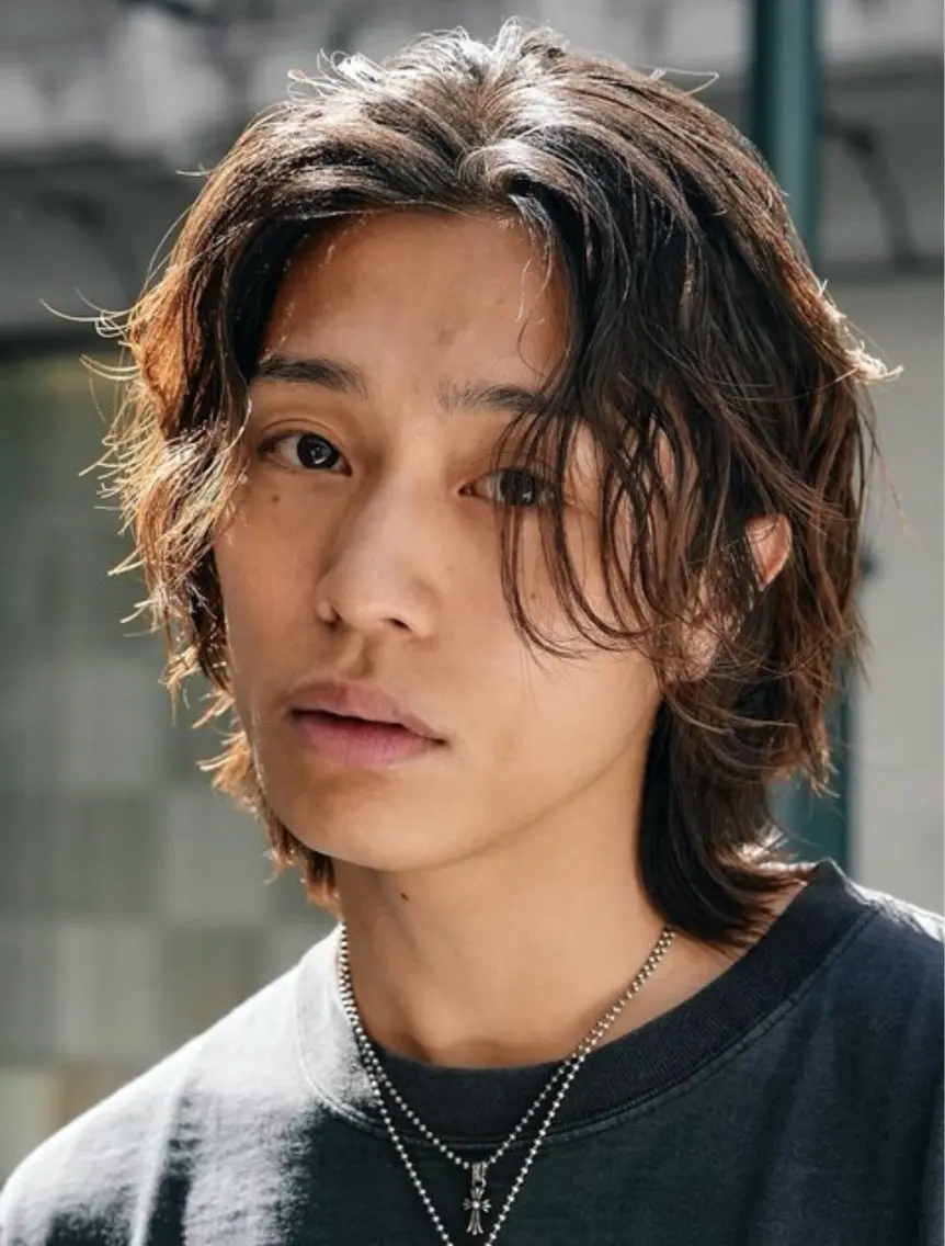 ミディアム パーマ メンズ カット パーマ メンズ似合わせ 【fifth】おうたのヘアスタイル