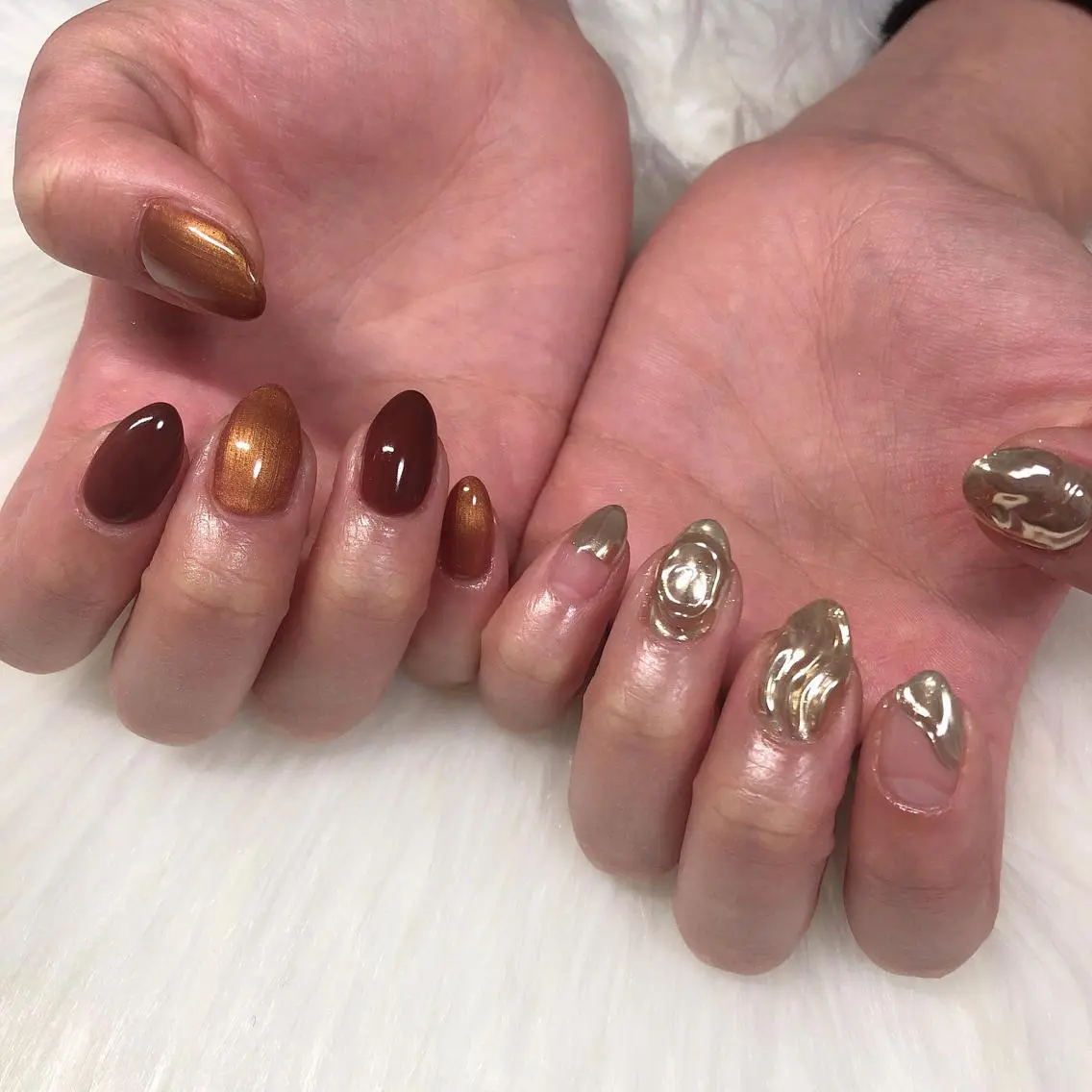 ネイル ハンドネイル 西岡 杏のネイルデザイン