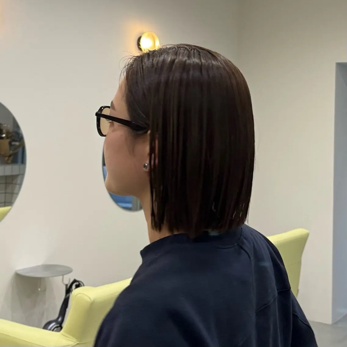 ミディアム ボブ レイヤー、ボブ、ショ ートカット　松本翔大のヘアスタイル