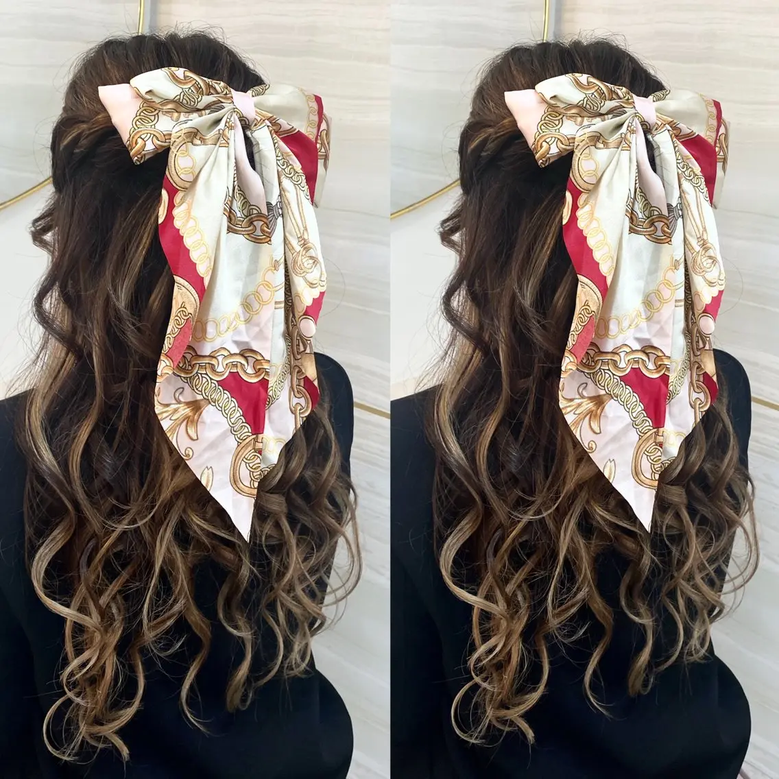 ロング ヘアアレンジ ハーフアップ 🪽NANA🪽 /完全個室サロン💎のマツエク・マツパデザイン