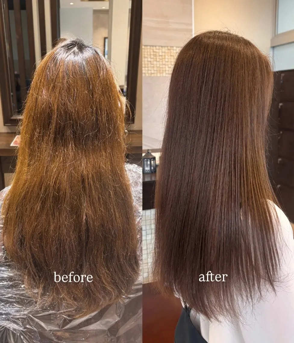 カラー 透明感カラー 内藤 柚希のヘアスタイル