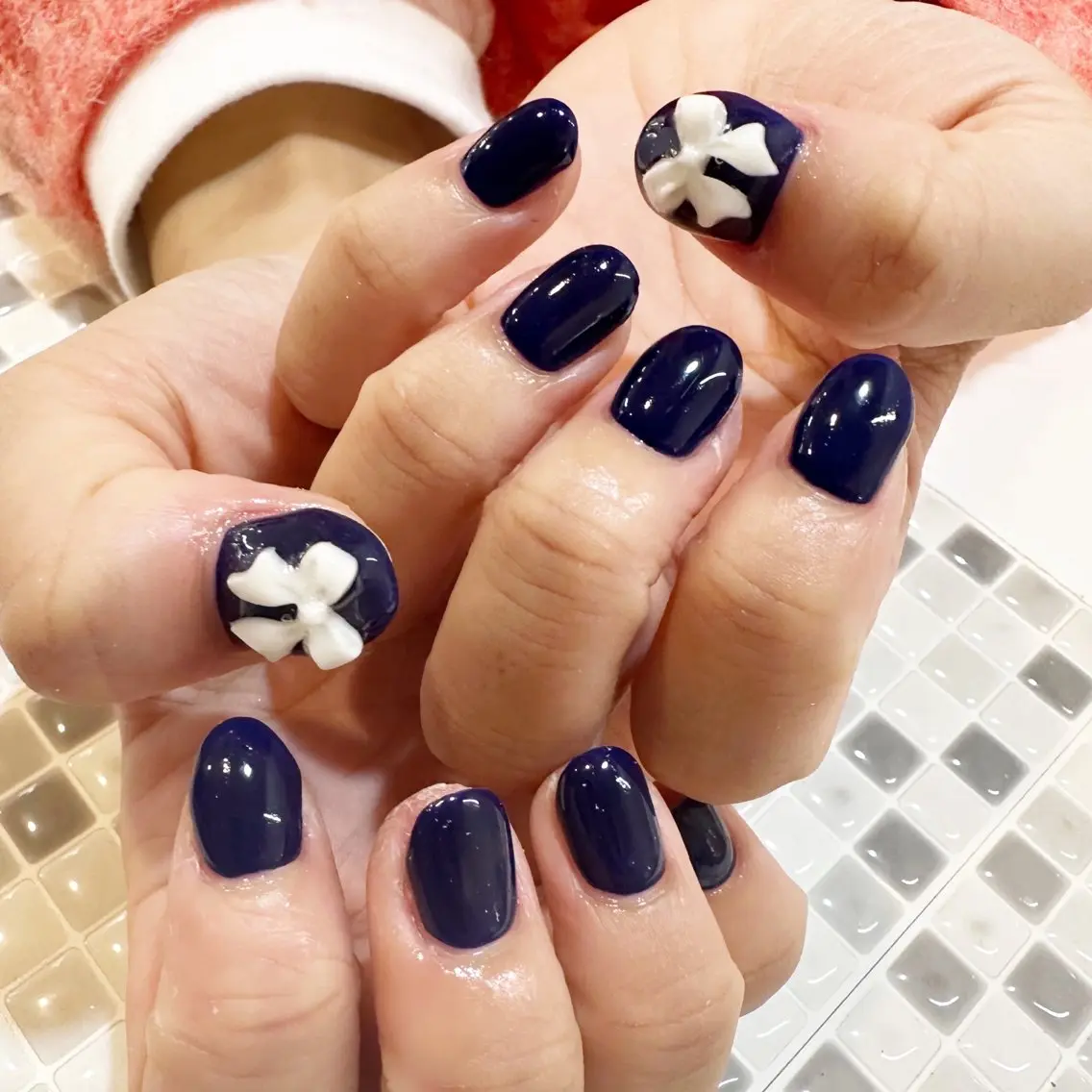 ネイル ネイビー nailist yuiのネイルデザイン