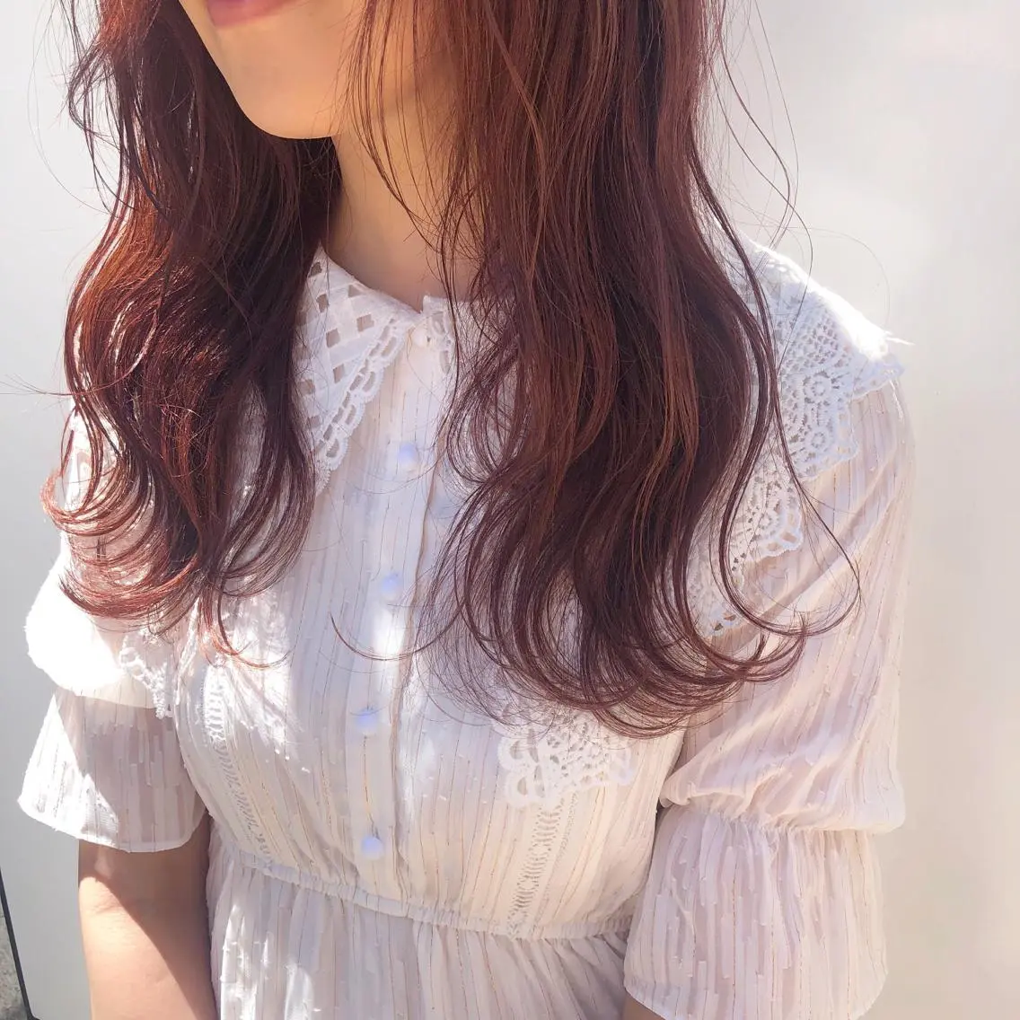ロング カラー パーマ ヘアアレンジ メンズ ネイル マツエク・マツパ 天神レイヤーカット No.1💖マユカのヘアスタイル