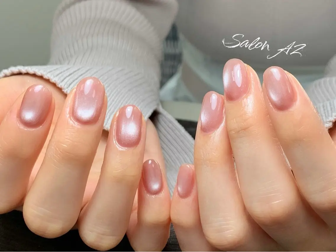 ネイル アートネイル フットネイル フレンチネイル マグネットネイル 持ち込み ハンドネイル salon AZのネイルデザイン