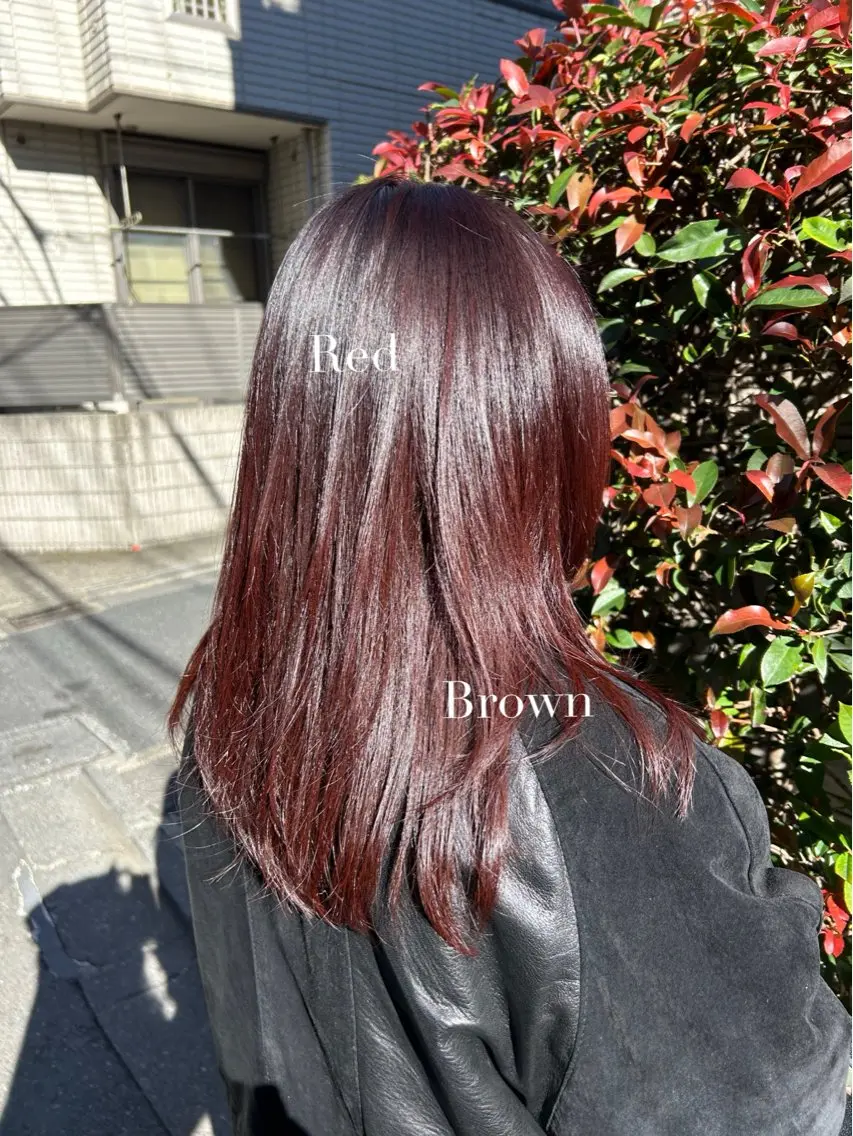 セミロング カラー カット ヘアカラー トリートメント 暖色･似合わせカラー (廣石沙英🎀)のヘアスタイル