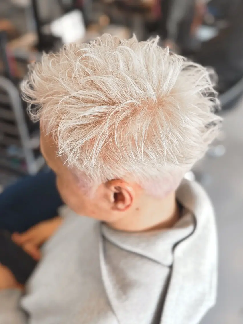 ショート カラー パーマ ヘアアレンジ メンズ Re.Rize加古川 メンズカラー特化のヘアスタイル