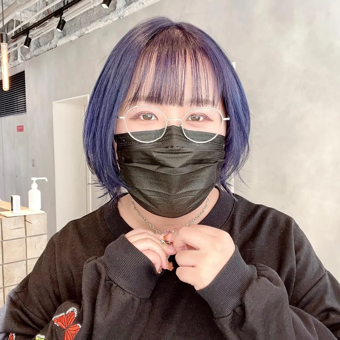 ミディアム カラー ヘアカラー トリートメント 髪質改善⌇﻿透明感 カラー⌇﻿川上葵のヘアスタイル