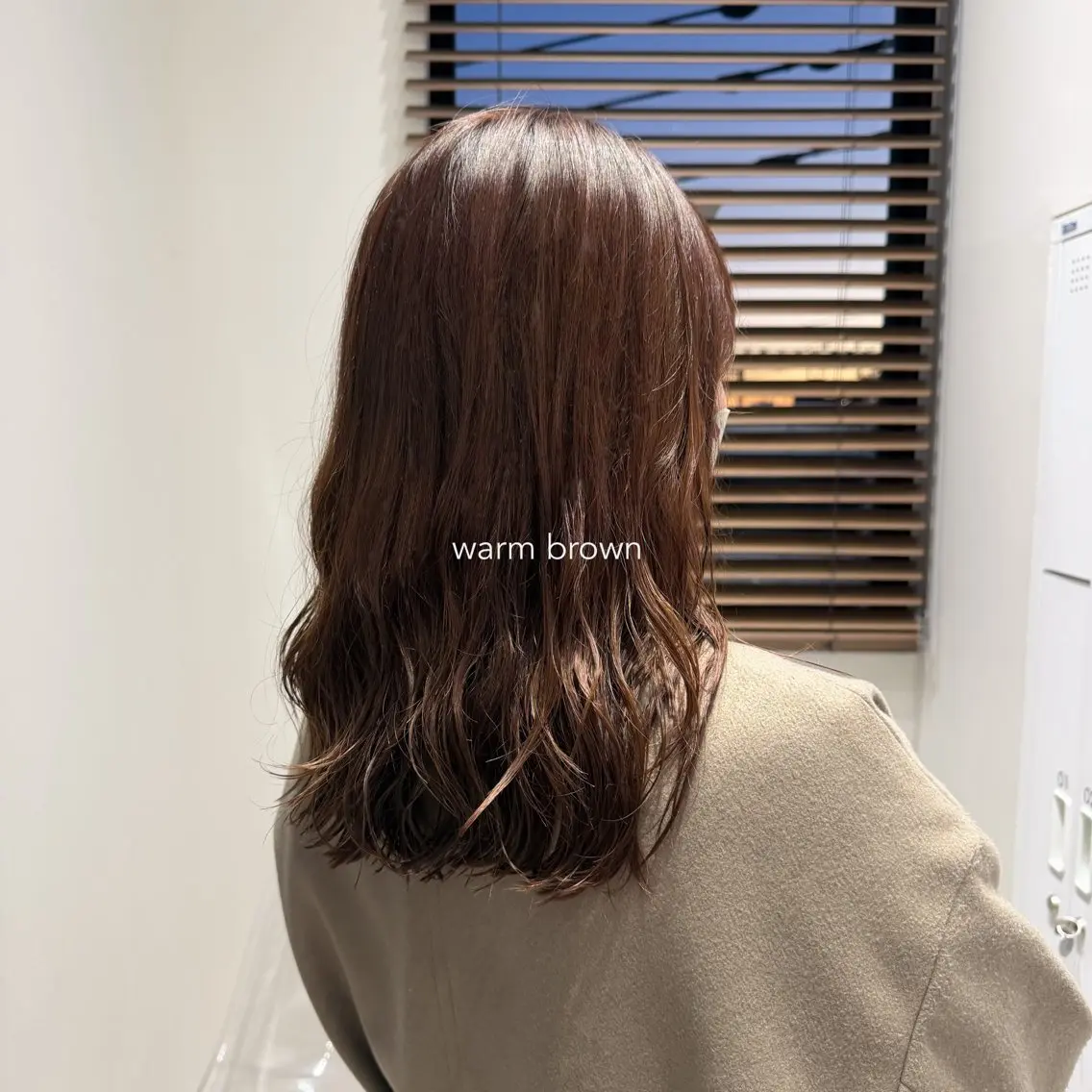 セミロング カラー パーマ ヘアカラー トリートメント 髪質改善/赤み消し ベージュ/ボブのヘアスタイル