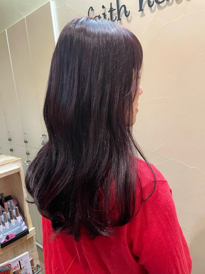 セミロング カラー ピンクカラー ヘアカラー トリートメント 平澤 萌香のその他イメージ