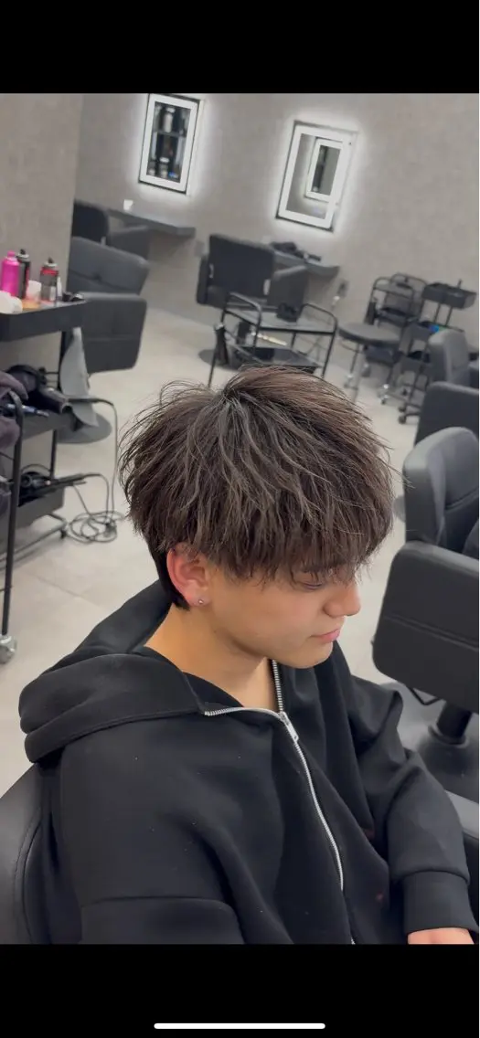 【メンズ限定】ヘアセット+眉毛の写真