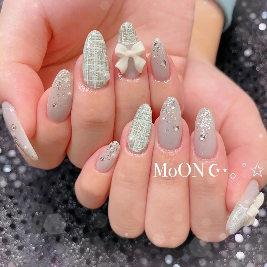 ネイル ハンドネイル ハンドケア MoON...❤︎ MeGuのネイルデザイン