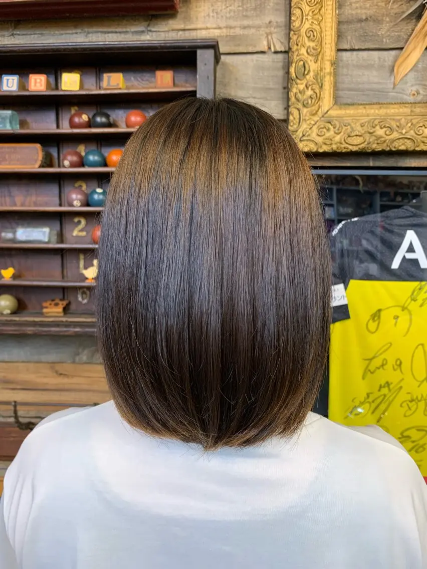 ミディアム ヘッドスパ 山士家 慈葉のヘアスタイル