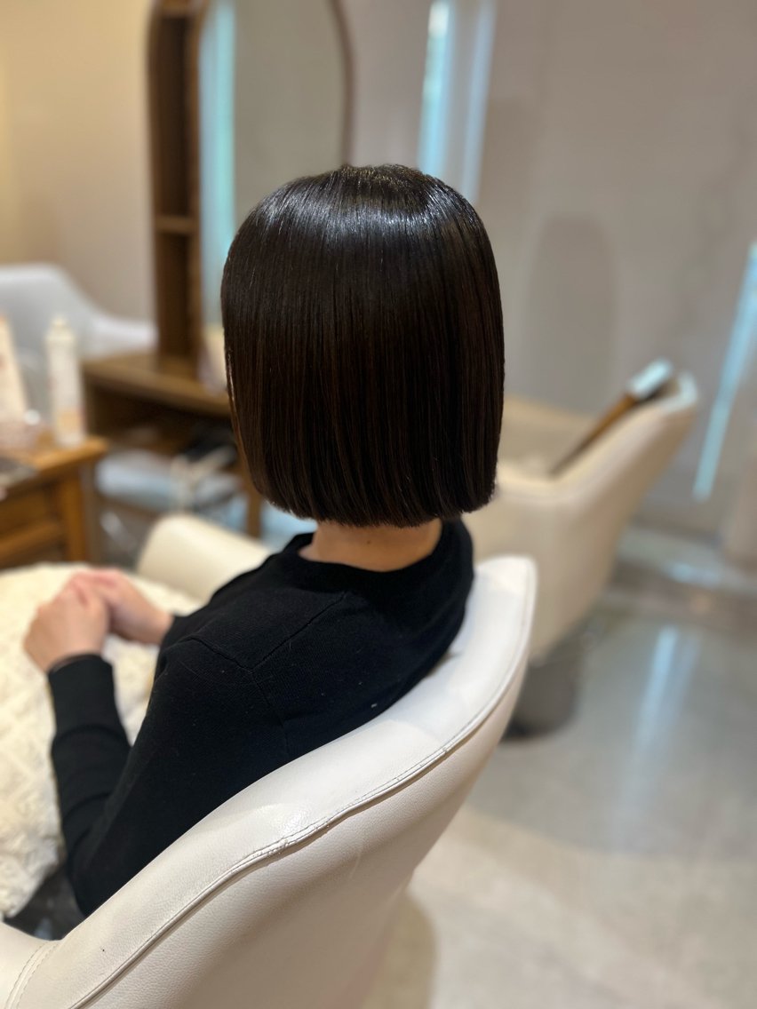 ミディアム 中山 知優のヘアスタイル