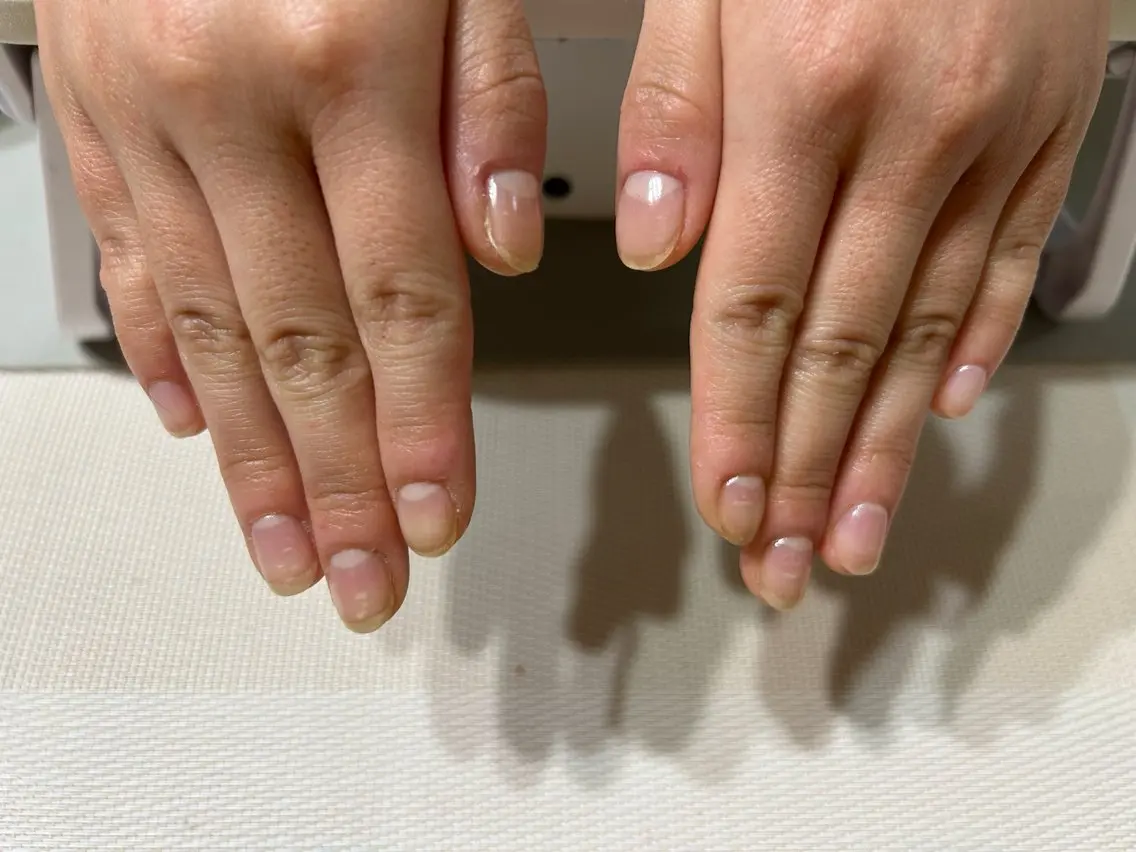 ジェルネイル☆クリアネイル【オフ無し限定】3300円の写真