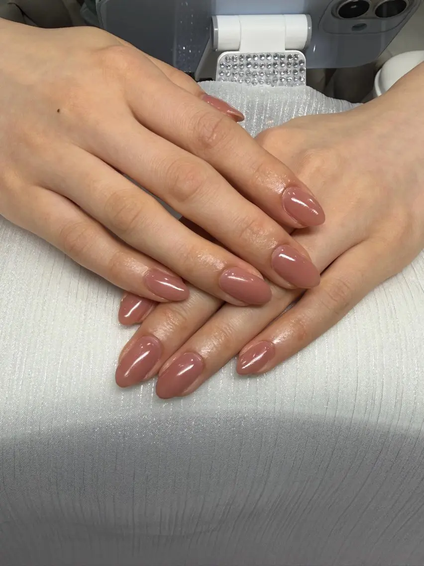 ネイル オフィスネイル ピンク ハンドネイル Mermaid Nail みはなのネイルデザイン
