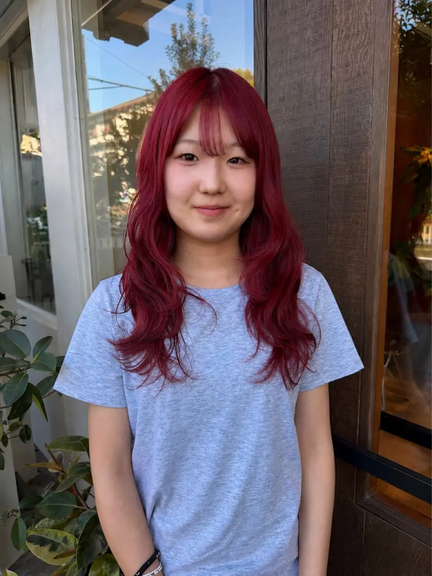 カラー 八事 yukii 橋本 心🫧のヘアスタイル
