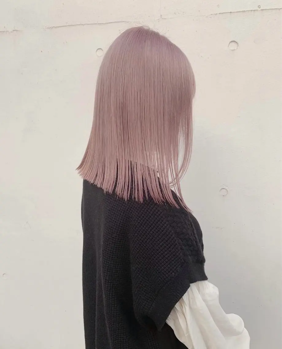 カラー 🐬透明感カラー/ ハイトーン/ユウ🐬のヘアスタイル
