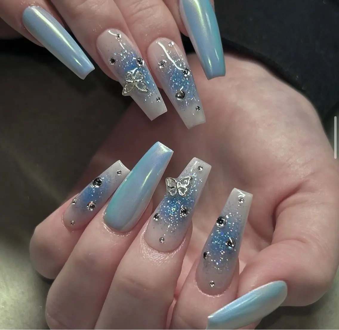 ネイル フレンチネイル ジェルネイル ハロウィン キラキラネイル 韓国ネイル H.baby Nail Salonのネイルデザイン