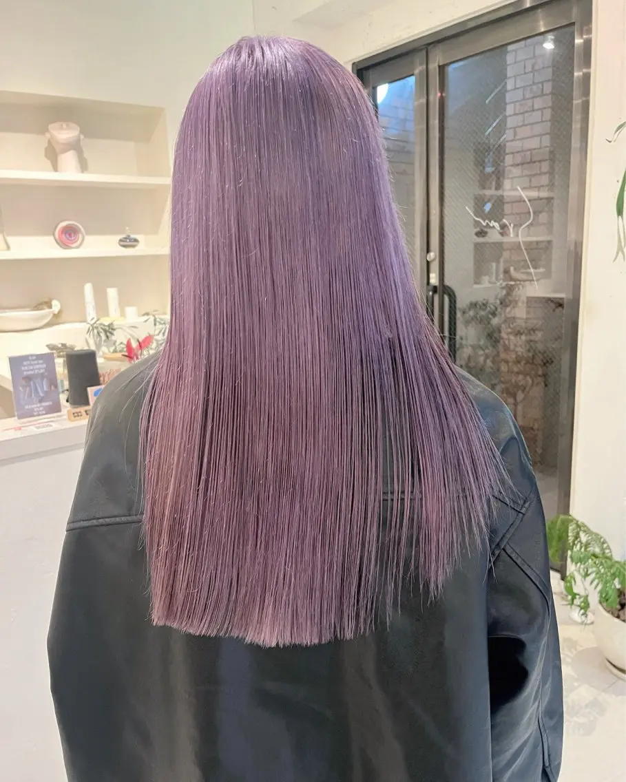 ロング ヘアカラー HARUKA/暖色 /ハイトーンカラーのヘアスタイル