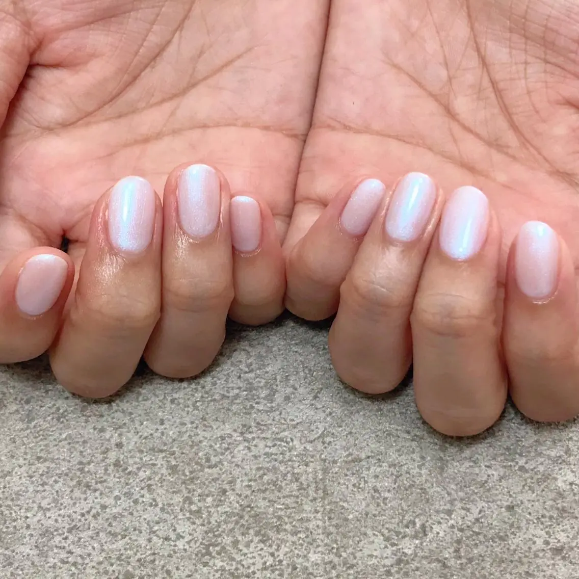 ネイル ブルー ホワイト ハンドネイル nailroom DIASOMNIAのネイルデザイン