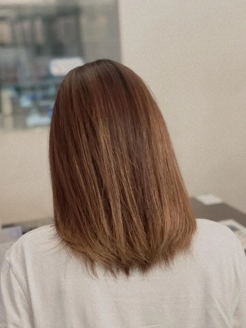 美髪カラー+2stepトリートメントの写真