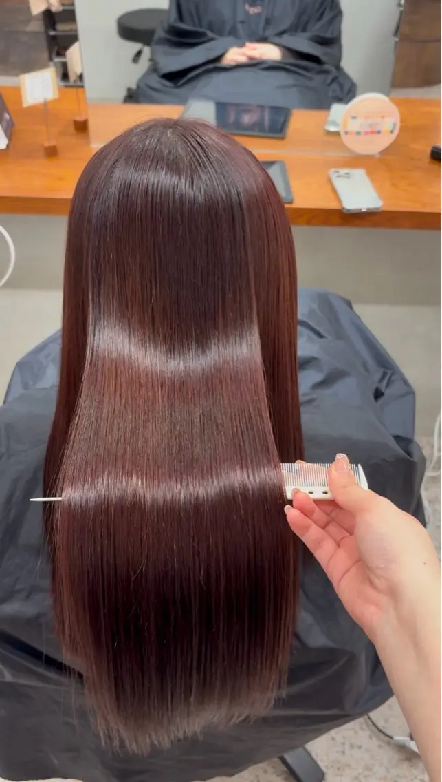 カラー ヘアカラー なな / 堀江 / ラベンダーカラーのヘアスタイル