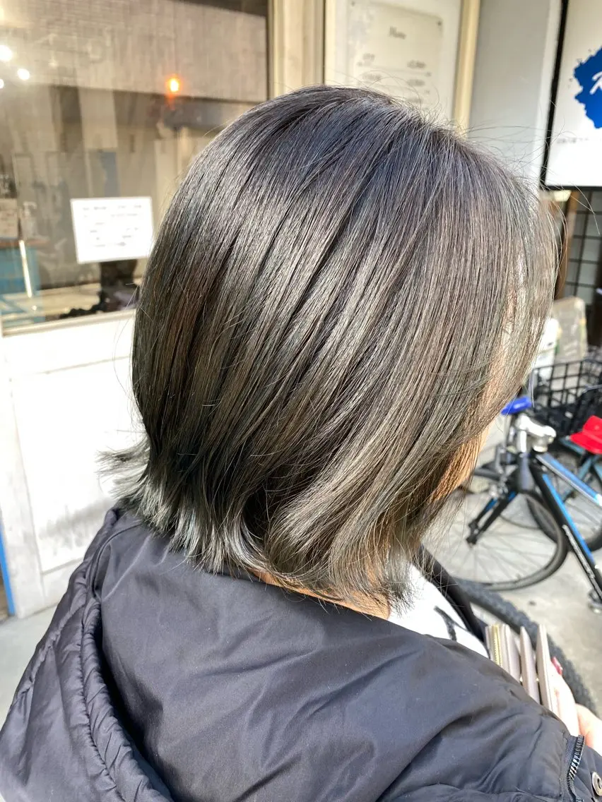ショート カット ヘアカラー ヤマシタ ミサキのヘアスタイル