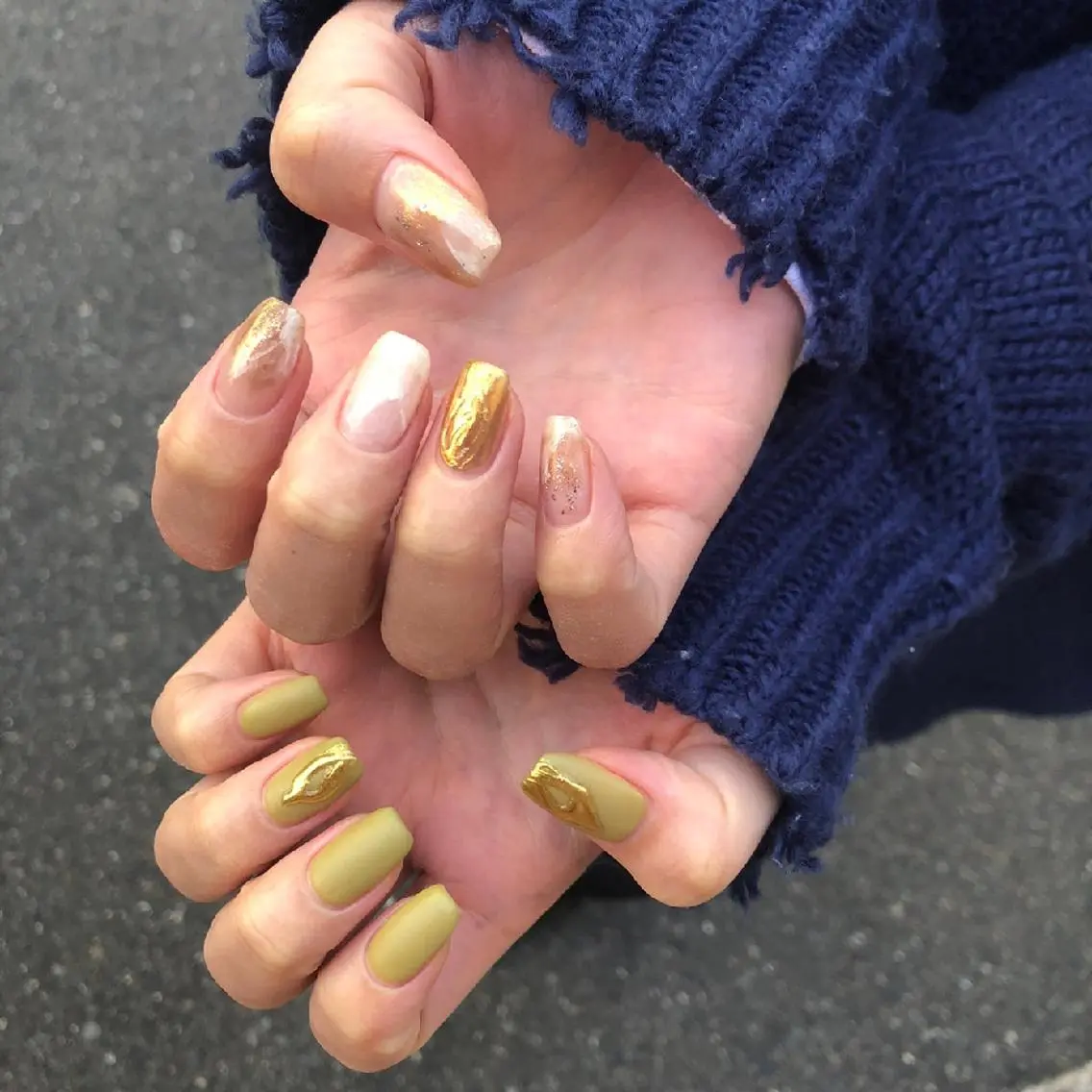 ネイル アートネイル マットネイル ミラーネイル ten. nailのネイルデザイン