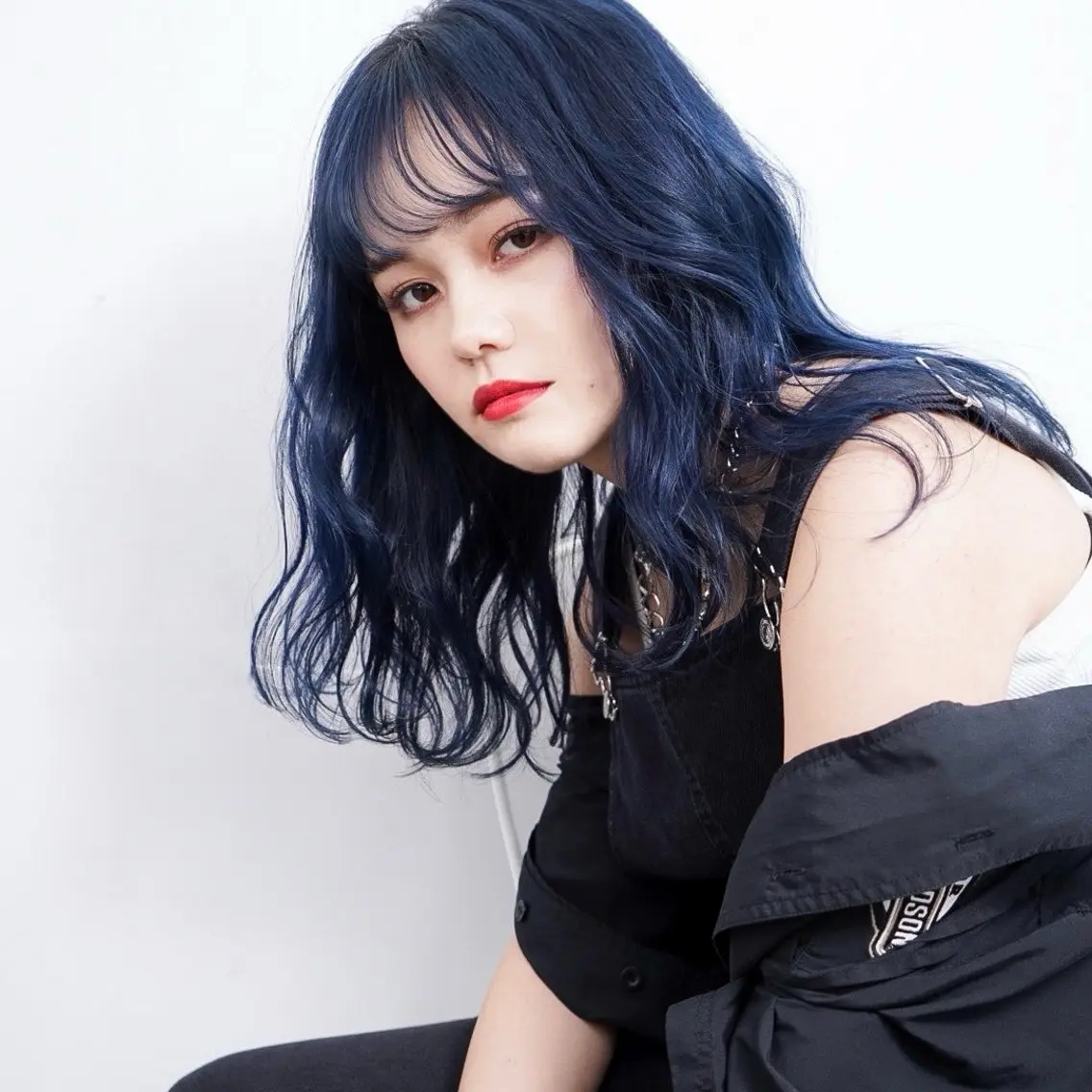 カラー ブリーチ ブルーカラー カット ヘアカラー トリートメント 新宿/新宿三丁目 縮毛矯正/タカユキのヘアスタイル