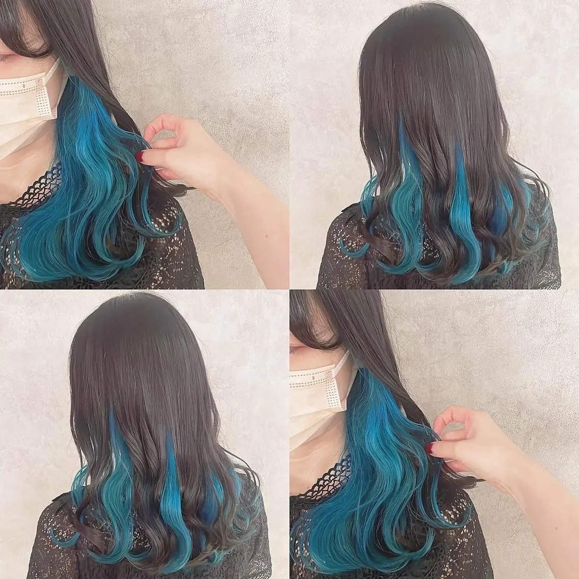 カラー ブリーチ ヘアカラー トリートメント 渋谷:インナーカラー ／🍒エリカ🍒のヘアスタイル