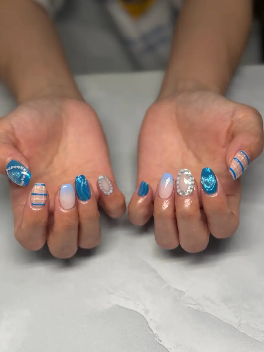 ネイル 持ち込み nyasu nailのネイルデザイン