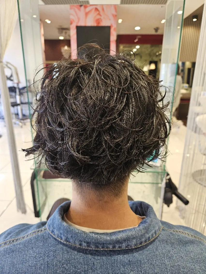 【メンズ限定】カット+コスメパーマ+炭酸ケアの写真