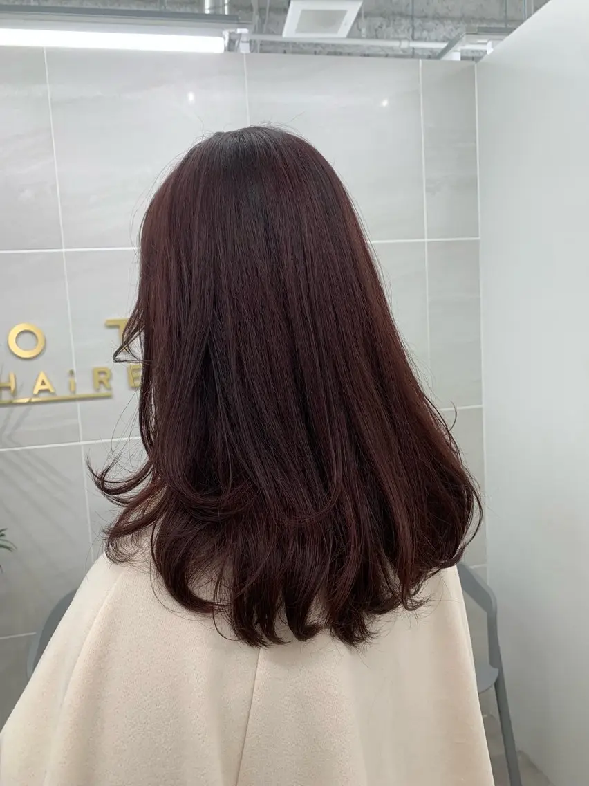 ミディアム カラー 本格ヘッドスパ🌿 ×ヘア 佐藤のヘアスタイル