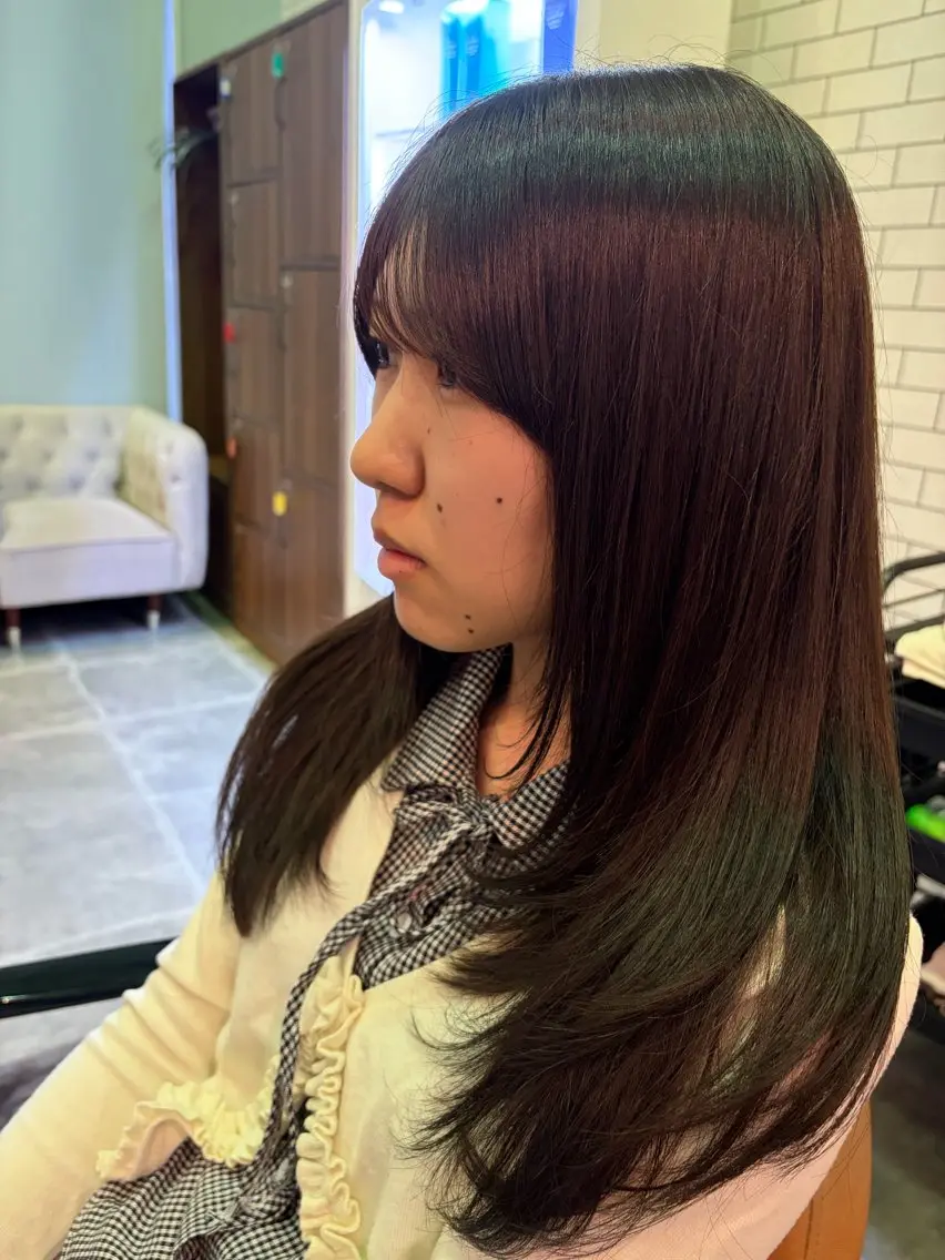 ロング カット カットモデル RURUのヘアスタイル